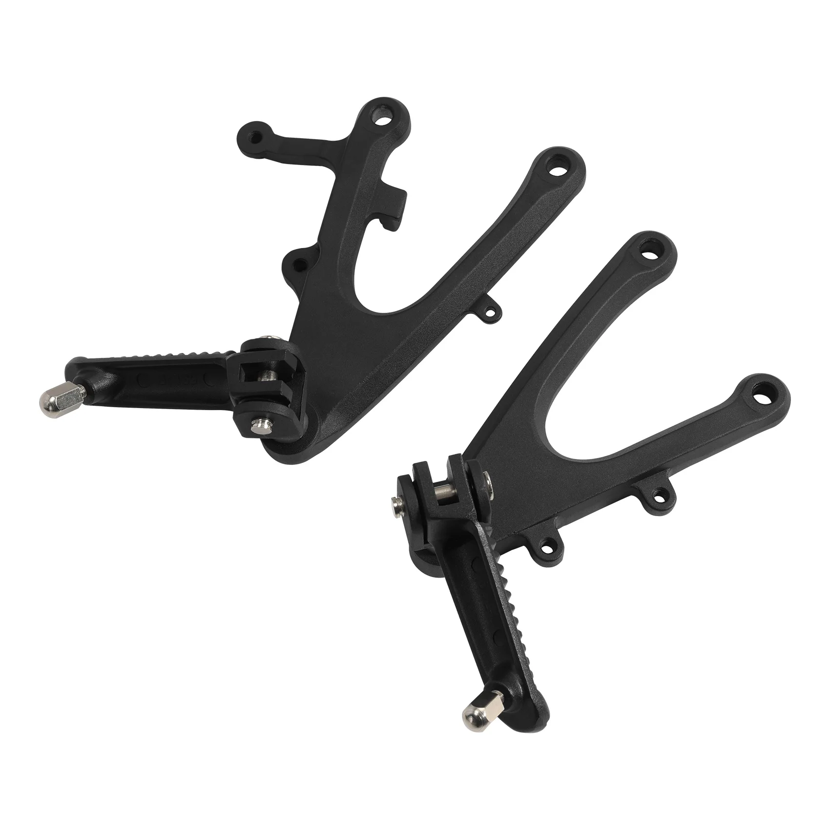 Reposapiés delanteros para conductor, clavijas de pie aptas para YAMAHA YZF R1 2004 2005 2006, pedales para conductor de motocicleta