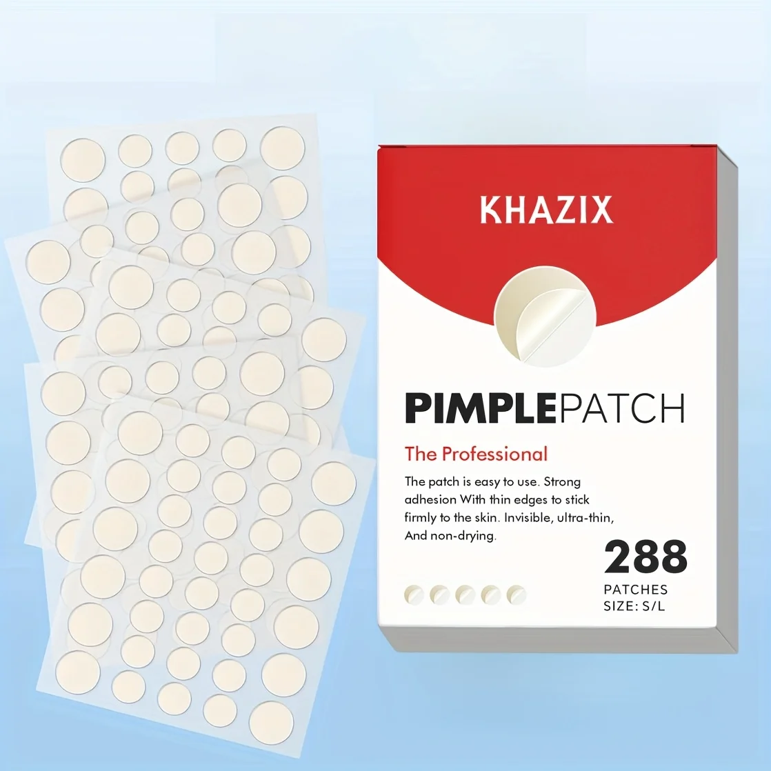 36 parches hidrocoloides para el acné: absorben Pus & Oil, reducen el enrojecimiento, ajuste invisible para uso durante todo el día.