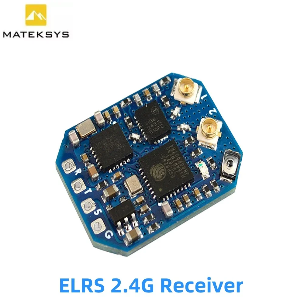 

Приемник MATEK R24D R24S ELRS 2,4G 21X15 мм ExpressLRS CRSF для RC FPV Racing Freestyle Nano Micro Mini Дроны дальнего действия