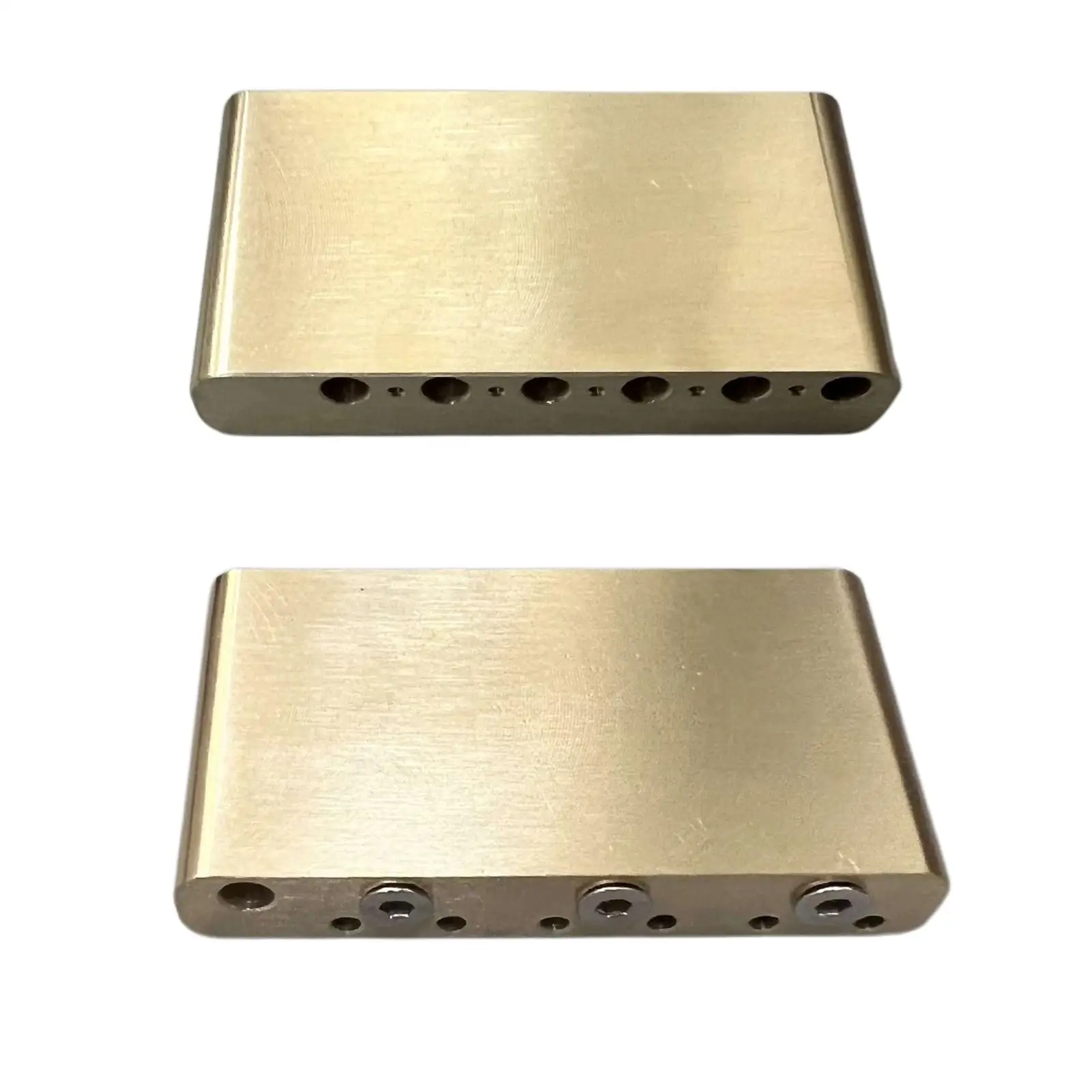 Brass Tremolo System Bridge Blocks Replacements Accessory Professional Heavy