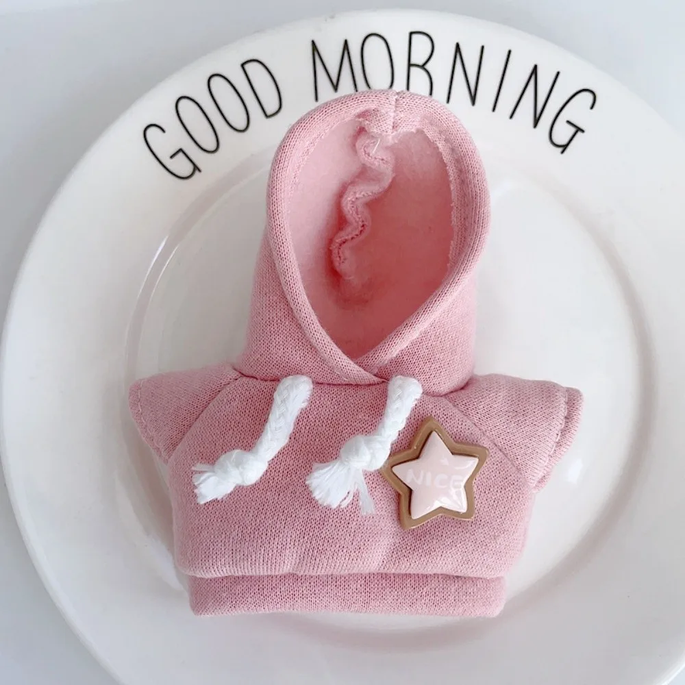 Hochwertige Mini-Kleidung, Outfits, Pullover, Mode, 10 Farben, Puppenzubehör, Idol-Star-Hoodies für 17 cm Puppen