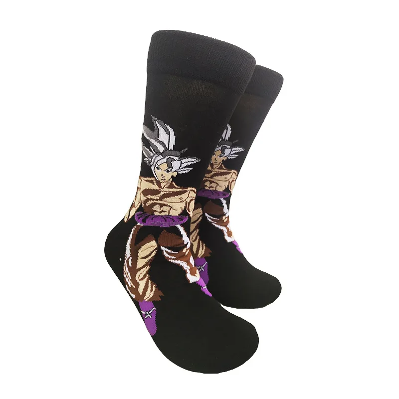 New Anime Fashion Men's Socks Dragon Ball Couples cosplay Sock Personality Hip Hop Harajuku Funny Sock image 6