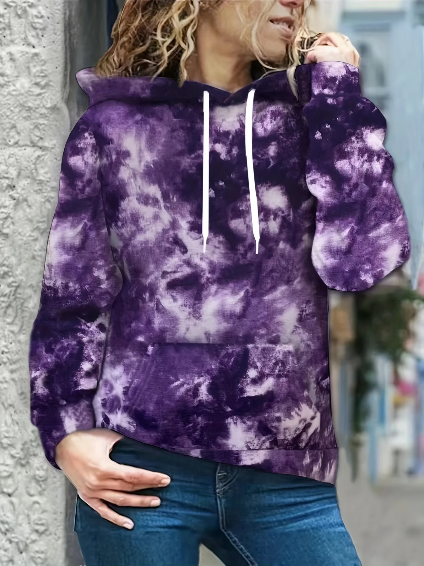 Fashion 3D Tie Dye Gradient Print Hooded Spring Autumn Women Clothing Pullover Sweatshirt Casual Y2K Streetwear Sport Hoodies