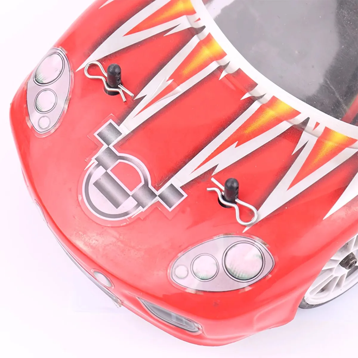 10Pcs R type latch 1/16 1/10 1/8 1/5 unlimited HSP car shell buckle R buckle model aircraft model car model clip