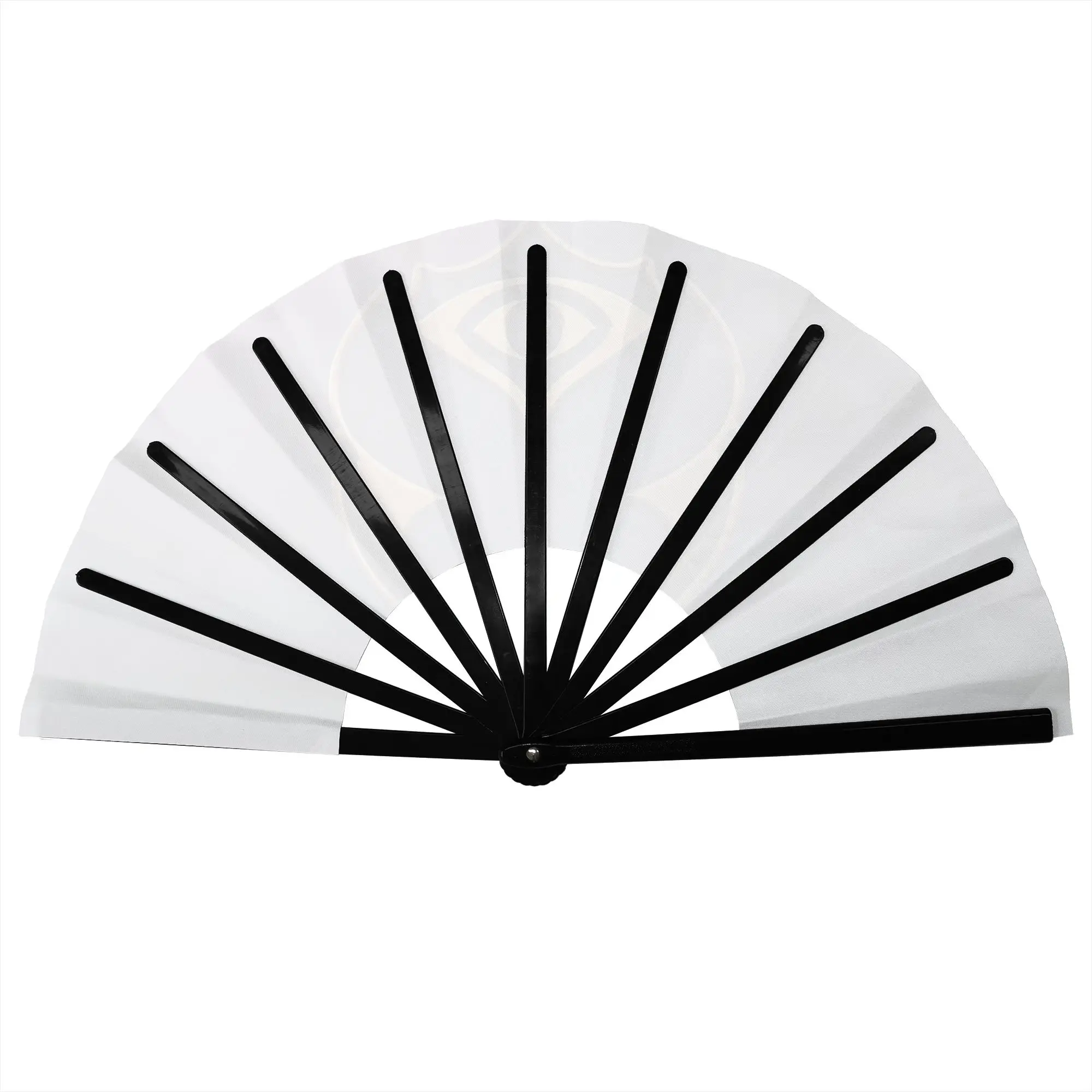 T-Tomorrowland Logo Stylish Hand Fan  Men Music Festival Printed Polyester Fan Trendy For Wedding Party Gift