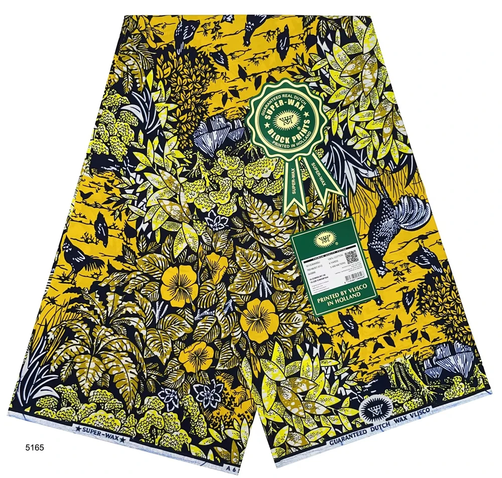 

Африканская восковая хлопковая ткань с восковым принтом, мягкая высококачественная восковая ткань на бедре для женщин, платье 6 ярдов