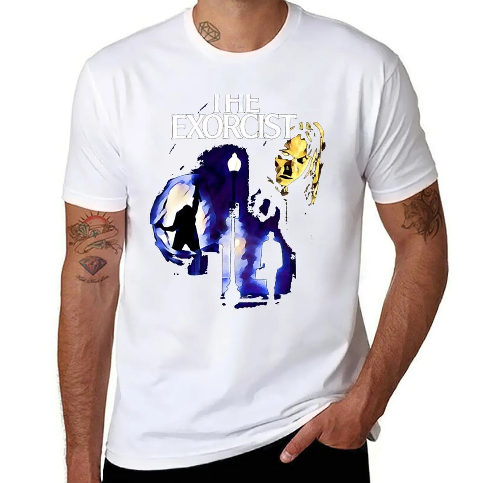 

The exorcist T-Shirt t shirt man plain t shirts for man graphic funny T-Shirt