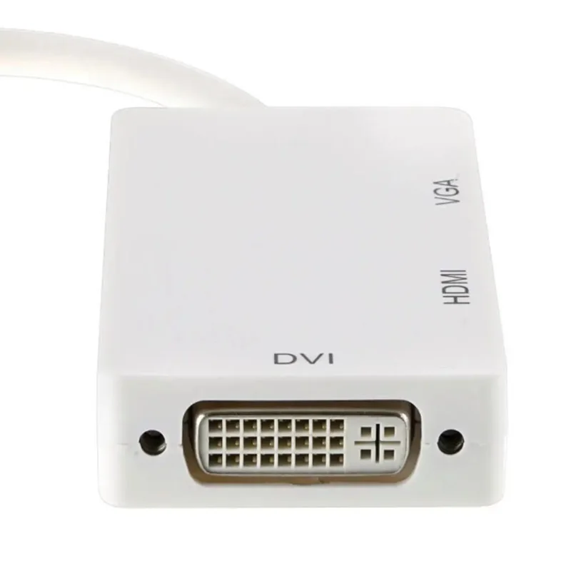 Mini displayport DP to DVI HDMI VGA Audio Converter Adapter MiniDP Male to DVI HDTV VGA Female cable For Computer Projector