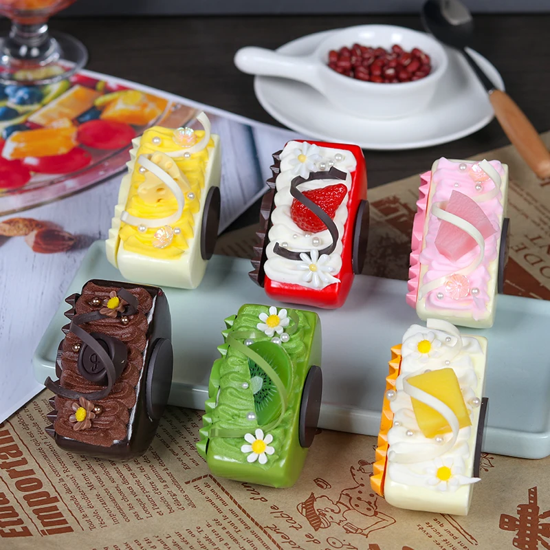 Artificial Half Block Shape Cookies Fake Food Decoration Photography Pro Food Simulation Cake Model Tea Table Decoration FCYY074
