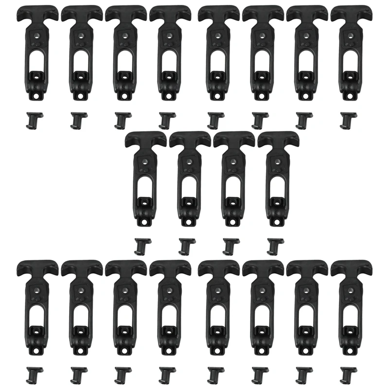 20Pcs T-Handle Rubber Flexible Draw Latches Fit For Toolbox /Cooler/Golf Cart/Farm Machinery T-Toolbox Lock