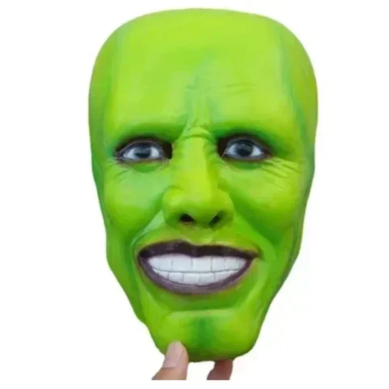 ชุดคอสเพลย์ CyFilm the Mask จิมแคร์รี่ ชุดคอสเพลย์สีเหลือง ชุดยูนิฟอร์มคอสเพลย์ หมวกสีเขียว หน้ากาก อุปกรณ์เสริมสำหรับฮาโลวีน ชุดตัวตลก