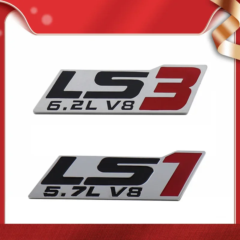 ملصق غطاء السيارة الخلفي ثلاثي الأبعاد ، ملصق شارة الشعار ، ممتاز ، LS3 ، 6.2L ، LS1 ، 5.7L ، V8 لـ SS G8 ، GXP ، C6 ، ZR1