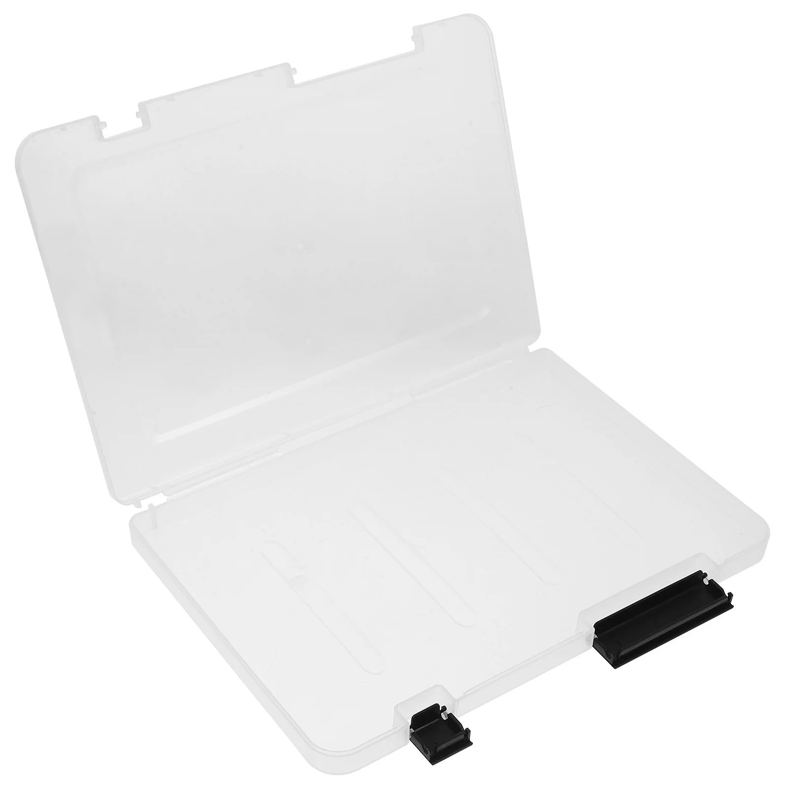 

A5 Document Organizer Box Clear Plastic Storage Box For Office School Supplies Stackable Magazine Holder Portable File