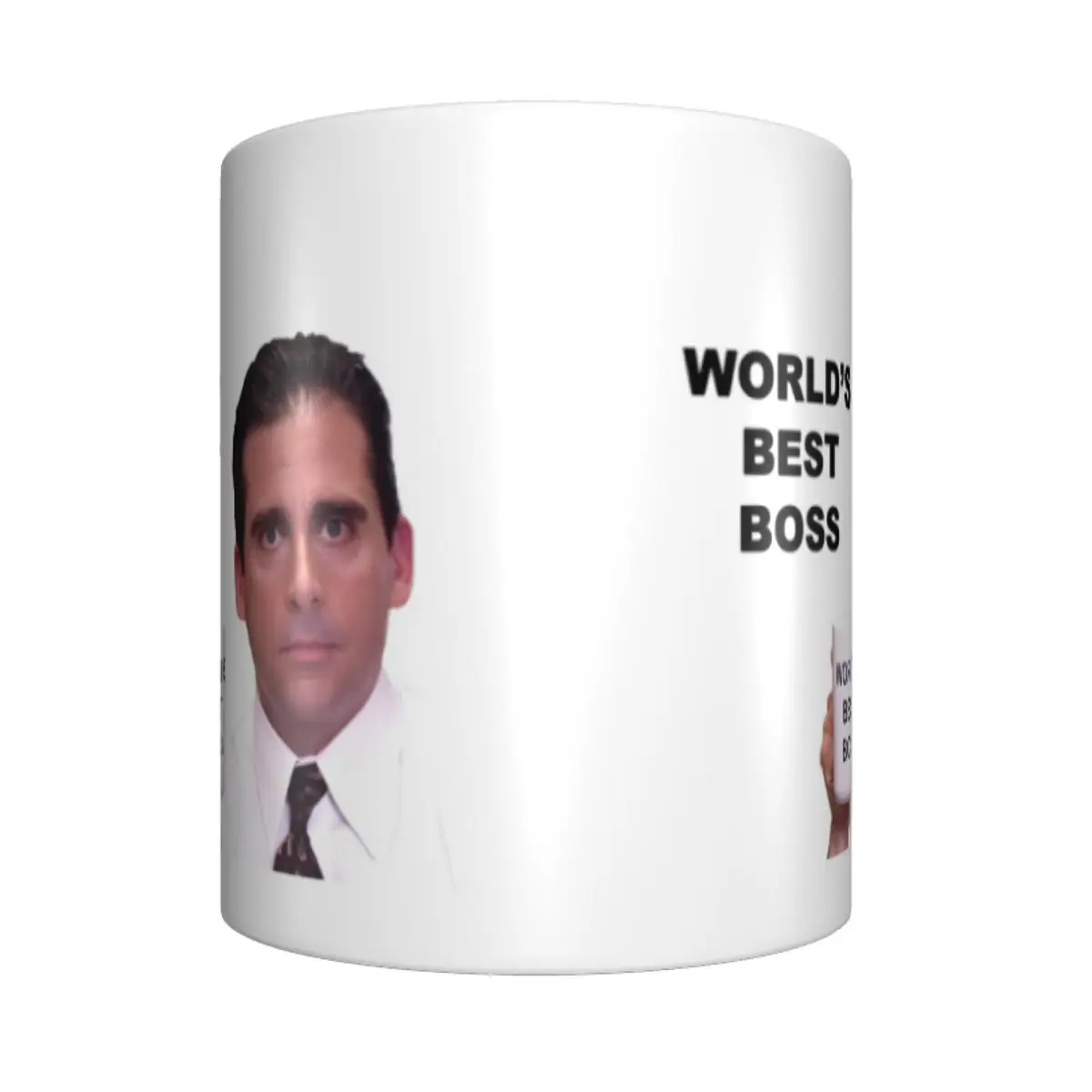 Michael Scott Worlds Best Boss Ceramics Coffee Mugs Tea Cup Milk Cups Gifts Drinkware Coffeeware