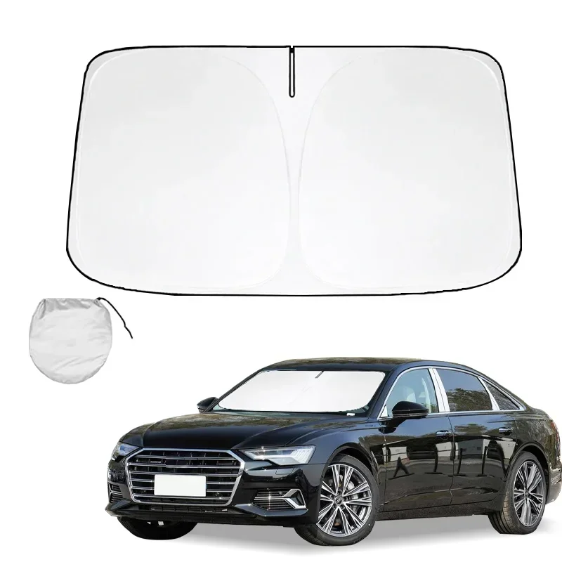 

New Car Windshield Sunshade Cover for Audi A6L C 7 C8 2019-2024 Auto Front Window Sun Visor UV Protection Accessories