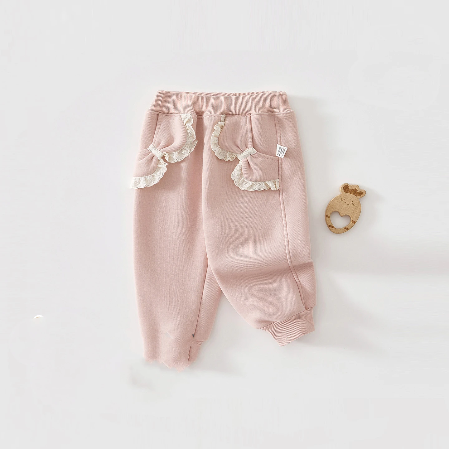 18M-5T autumn winter children kids boys girls fashon cartoon thick velvet snow wear warm stretch waist pants #2