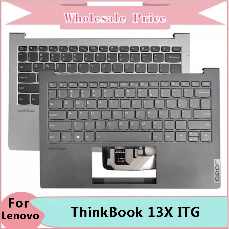 

New Original For Lenovo Notebook ThinkBook 13X ITG Laptop Palmrest Case Keyboard US English Version Upper Cover