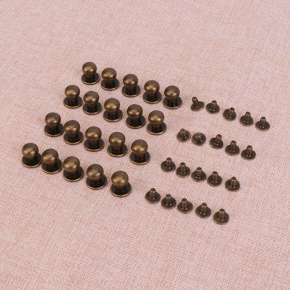 

72 Pcs Hardware Accessories Screw Nails Rivet Fastener Heavy Rivets Supplies Stud