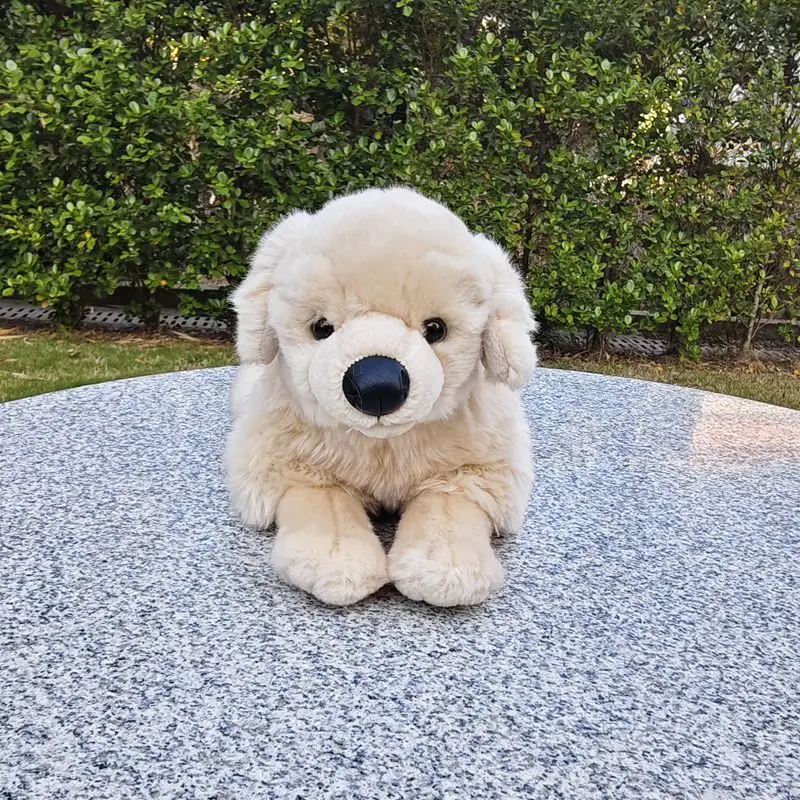 Simulation Animal Labrador Retriever Plush Toy Hound Puppy Dog Doll Retriever Dolls Super Cute Gift 36cm DY10403