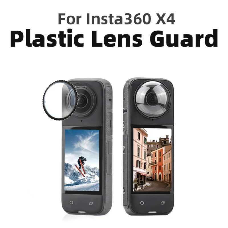 Standard Lens Guards for Insta360 X4 Premium Lens Protector for Insta 360 X4 Camera Sticky Protective Guard Accessories