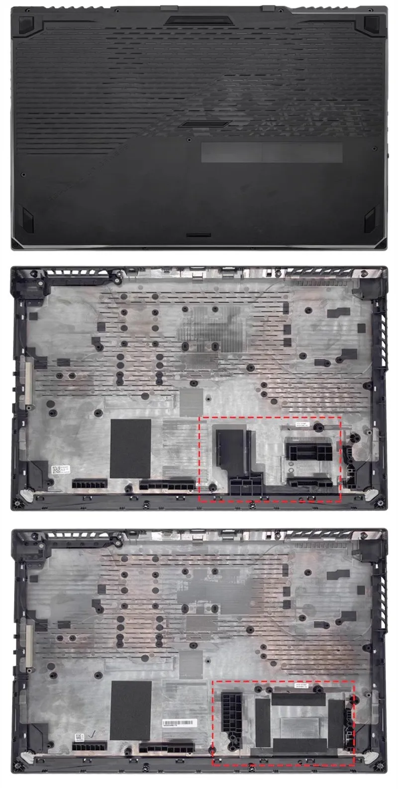 95%New For ASUS ROG G731 G731G G731GU G712L S7D G731U Laptop LCD Back Cover Front Bezel Hinges Screen Back Cover Bottom Case