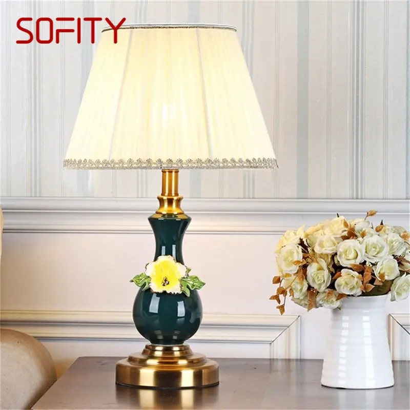 

SOFITY Table Lamps Desk Lighting Contemporary Ceramic LED for Home Office Creative Hotel Decoration