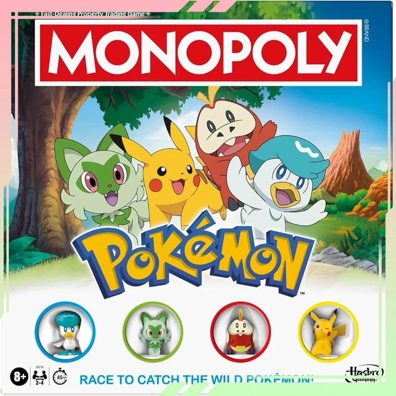 

Monopoly Zhuzi Real Estate Tycoon Paldea Edition Board Game For Family Party Nights Kids Adults Fans With Trainer Battle