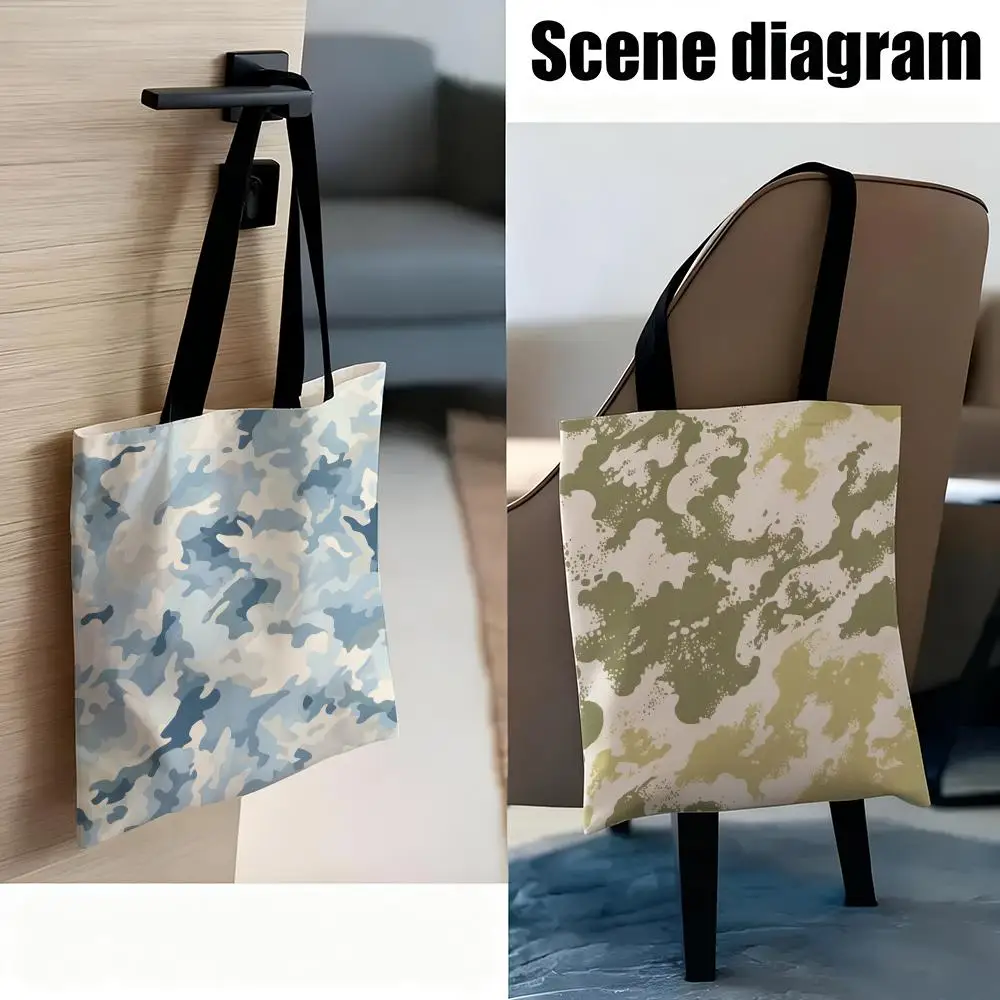 Cloud Background Pattern Storage Bags Handbag Women Casual Underarm Top Handle Bag Lady Shopping Travel Bags