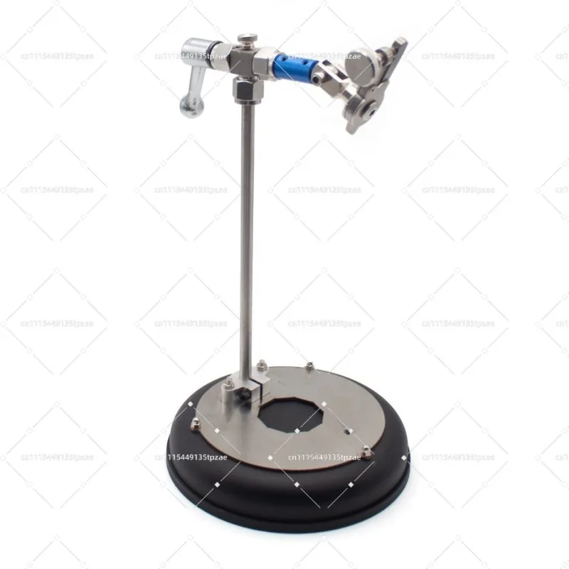 Rotary Fishing Hook Fixing Unit Stainless Steel Clamp Set For Micro Jig & Fly Making