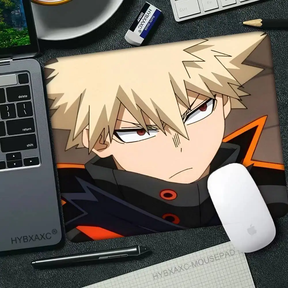 

Personality My Hero A-Academia Anime Mousepad Small LockEdge For Gamers Computer Desk Pad Rectangular Anti-slip Rubber