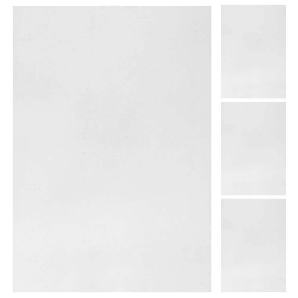 

4Pcs Heat Shrink Sheets Night Glowing Shrinkable Sheets Translucent DIY Handicraft Material Easy to Shrink for Night Light Art