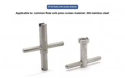 Flute repair tool flute cork thread wrench flute repair tool tablet screw removal special