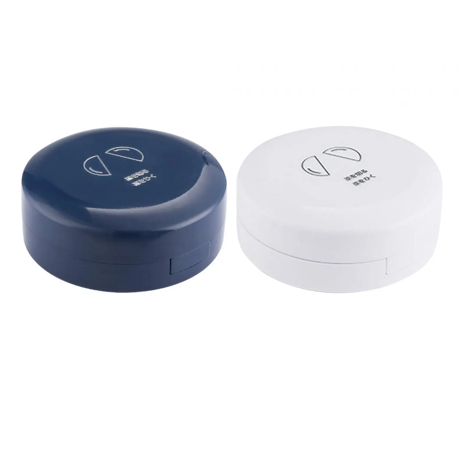 Pill Case Organizer Reminder Case Double Layer Compact Pillbox with Cutter Pocket Medicine Box for Trips and Commuting