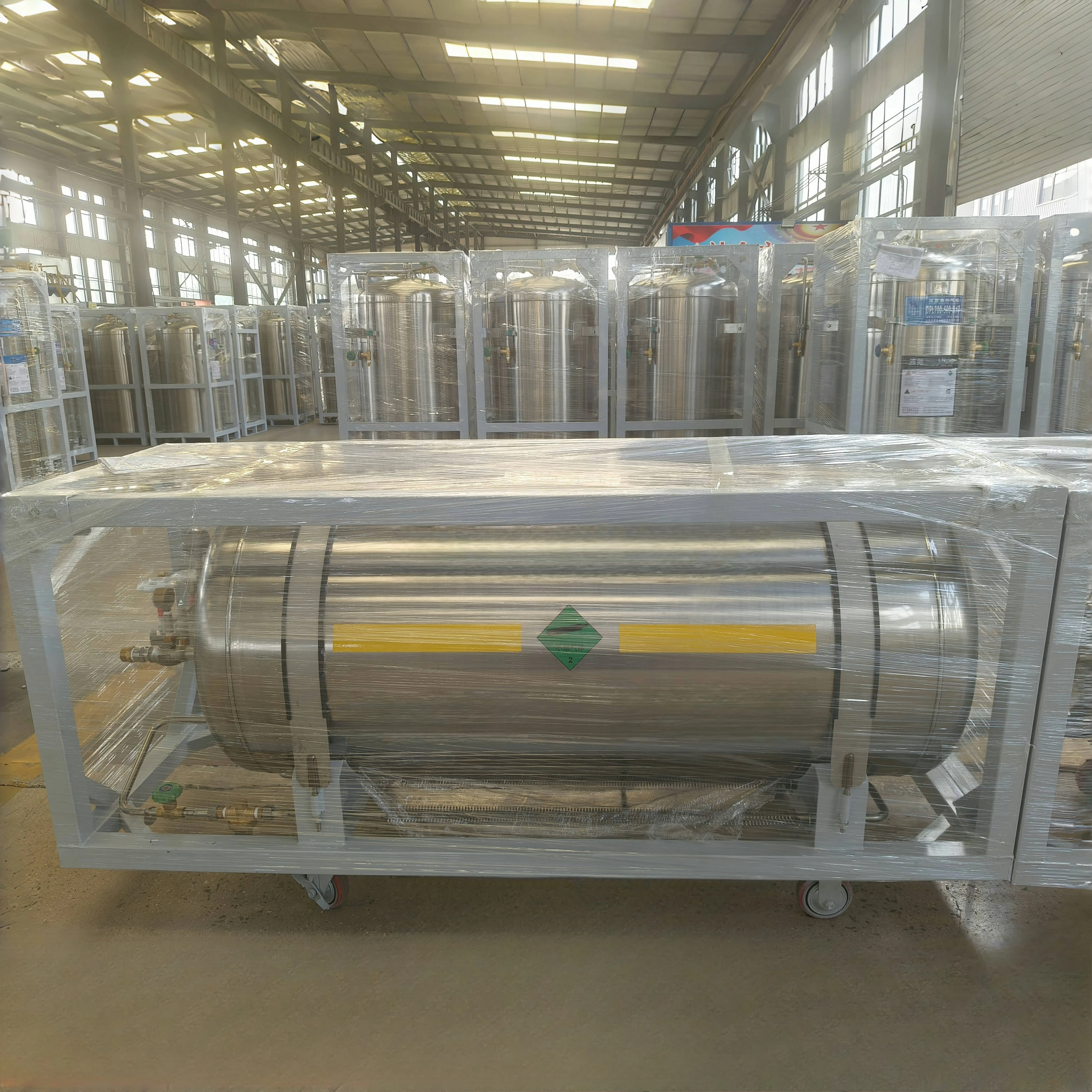 Best Price Pressure Vessel 500L Horizontal Liquid Nitrogen Dewar tank LCO2 Dewar Tank