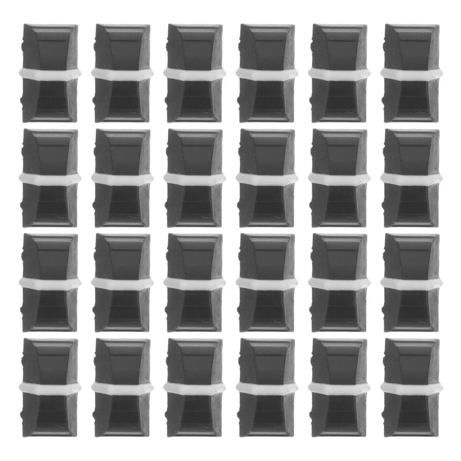 30 unidades de tampas para faders de mesa de som, 4 mm, capas para botões deslizantes, tampas de substituição para potenciômetros, controle preciso, pegada confortável, mesa de som.