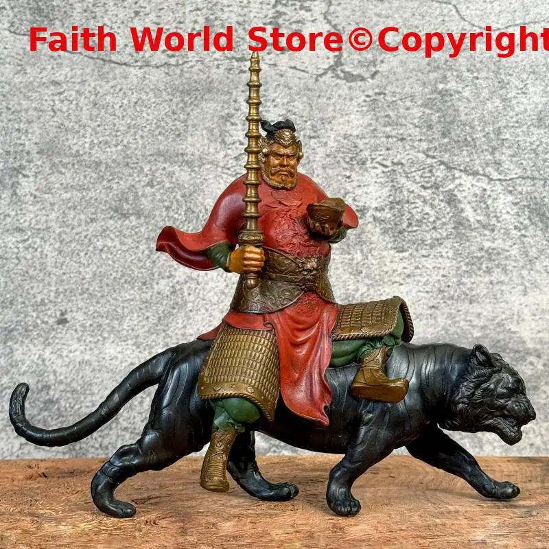 Geomantic omen Master Bronze Sculpture home family efficacious protection Exorcise evil spirits God of fortune Mammon