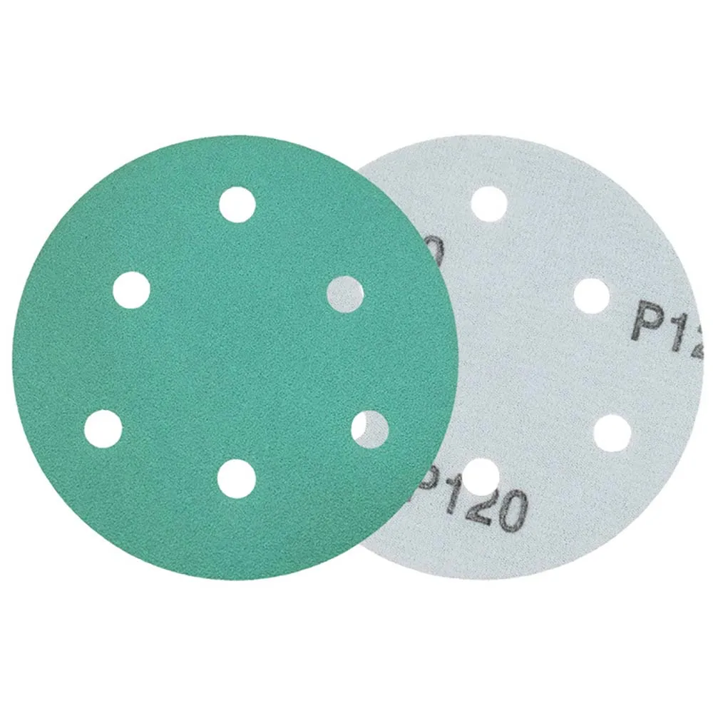 

5Pcs 5 Inch 125MM 6 Holes Wet Dry Sanding Discs 60 to 2000 Grit Hook and Loop Polyester Film Sandpaper Abrasive Polishing Tools