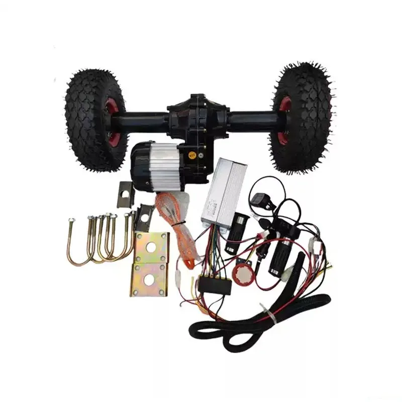 1 set of electric trolley parts, low-speed rear axle motor assembly, and flatbed cart modification kit