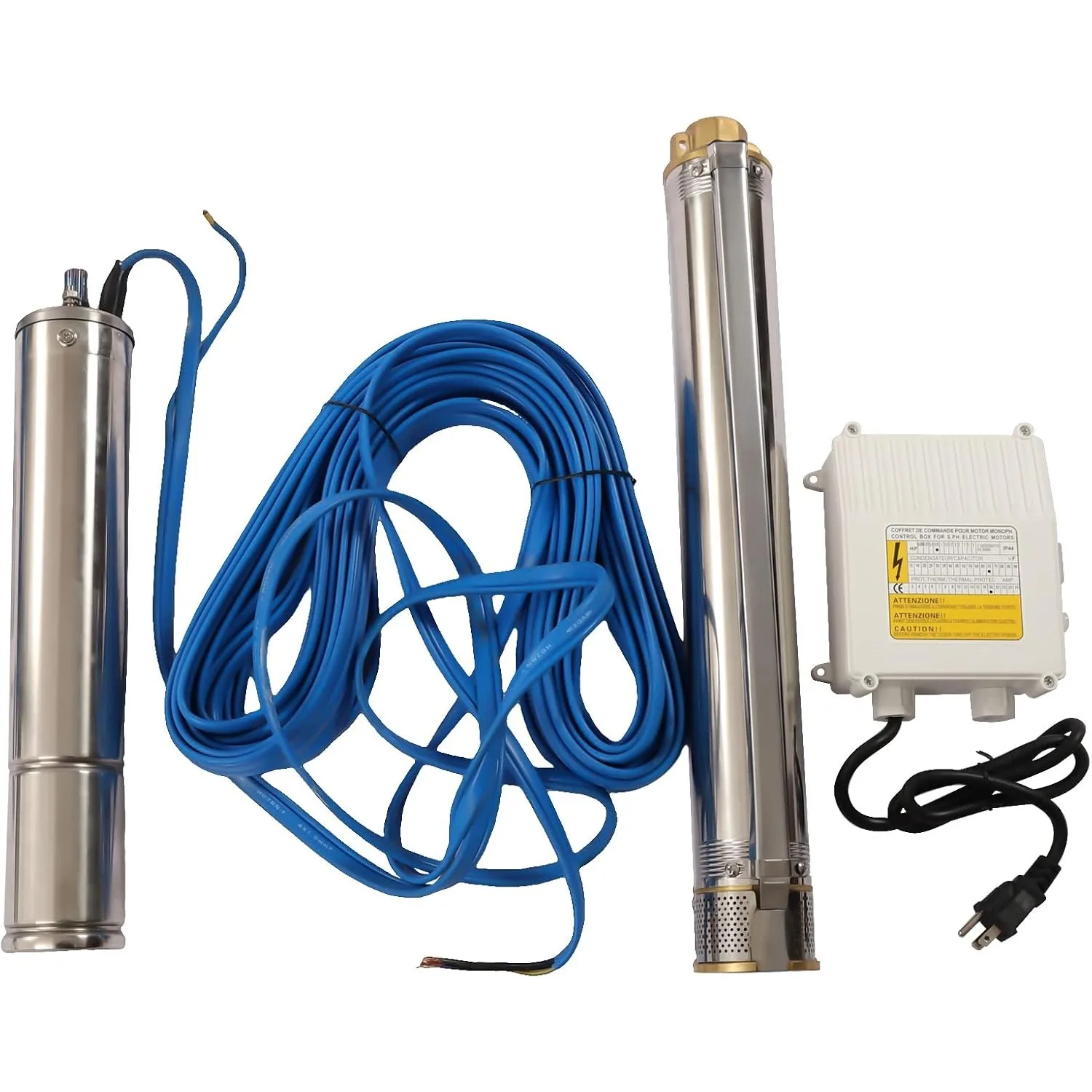 مضخة غاطسة بئر عميق تيار مستمر 12 فولت 180 وات مضخة مياه كهربائية تعمل بالطاقة الشمسية، تدفق 5.3 جالون في الدقيقة، رفع 82 قدم، ري مزرعة المزرعة #6