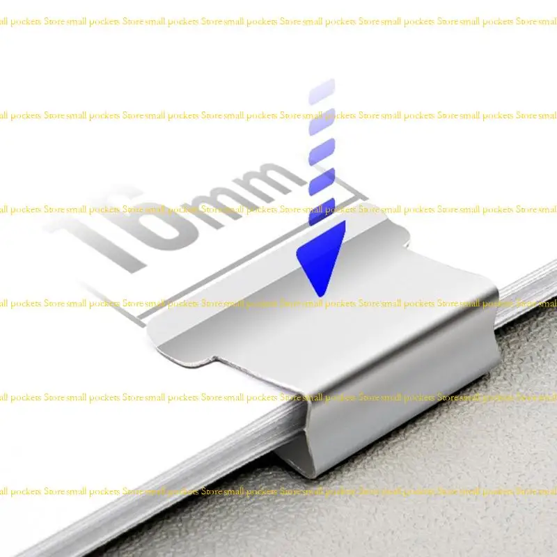 R1WD Set of 8 Reusable Paper File Document Clamps Set with Refillable Clamp Holder