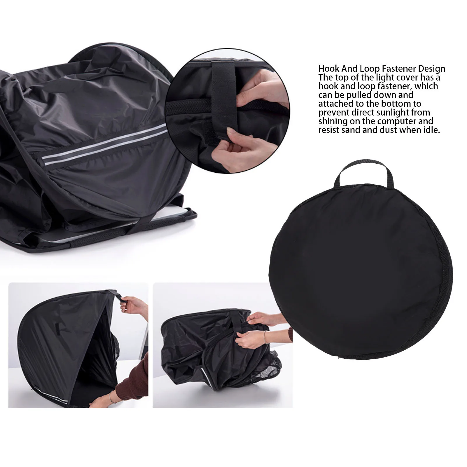 

Солнцезащитный козырек для ноутбука, гидроизоляционный пыленепроницаемый многофункциональный портативный экран компьютера, козырек для улицы, портативный экран, капюшон, палатка