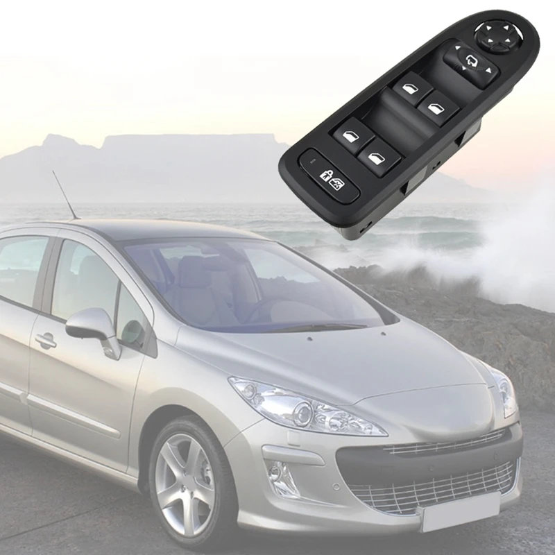 Window Master Switch For Peugeot 308 508 C5 5 Door Hatchback Wagon 96659465ZD 98026370ZD 96644917XT 96599975XT