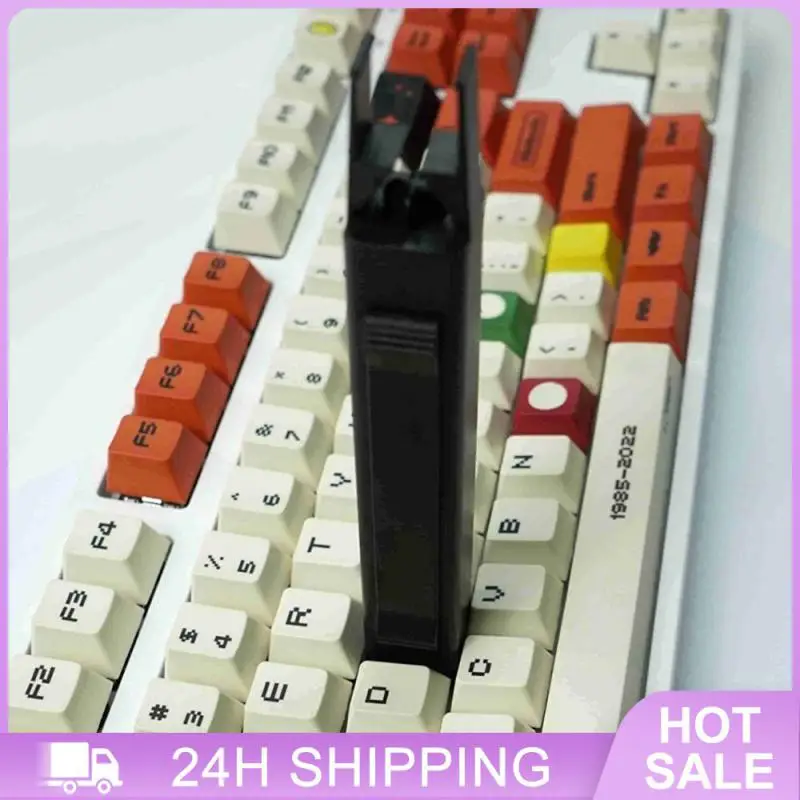 أدوات تفكيك مبتكرة، مزيل غطاء مفاتيح الماوس المتين، فعال وسهل الاستخدام، ملحقات الكمبيوتر، أسود دقيق