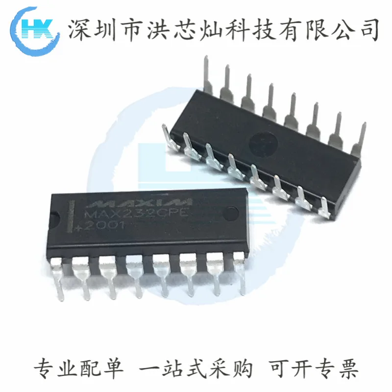 

MAX232CPE+ 120kbps RS-232IC DIP-16 Original, in stock. Power IC