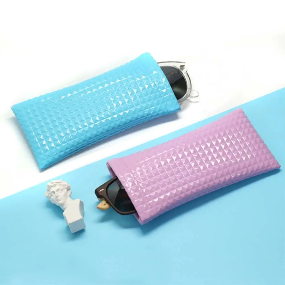 Cute Fashion Pressure-proof Outdoor Protector PU Leather Storage Box Glasses Case Glasses Storage Eyewear Cases