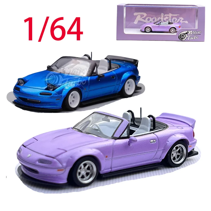 

MT литой под давлением масштаб 1/64 Mazda MX5 NA фары Eunos Roadster модель автомобиля из сплава игрушки для мальчиков подарок