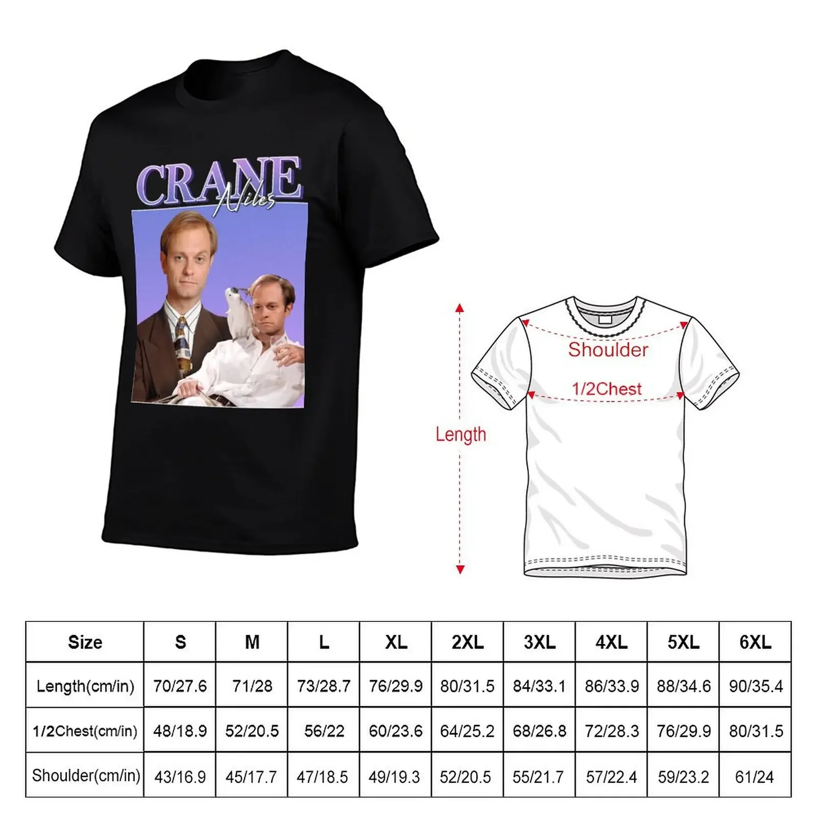 Niles Crane T-Shirt graphic shirts aesthetic clothes designer shirts mens graphic t-shirts