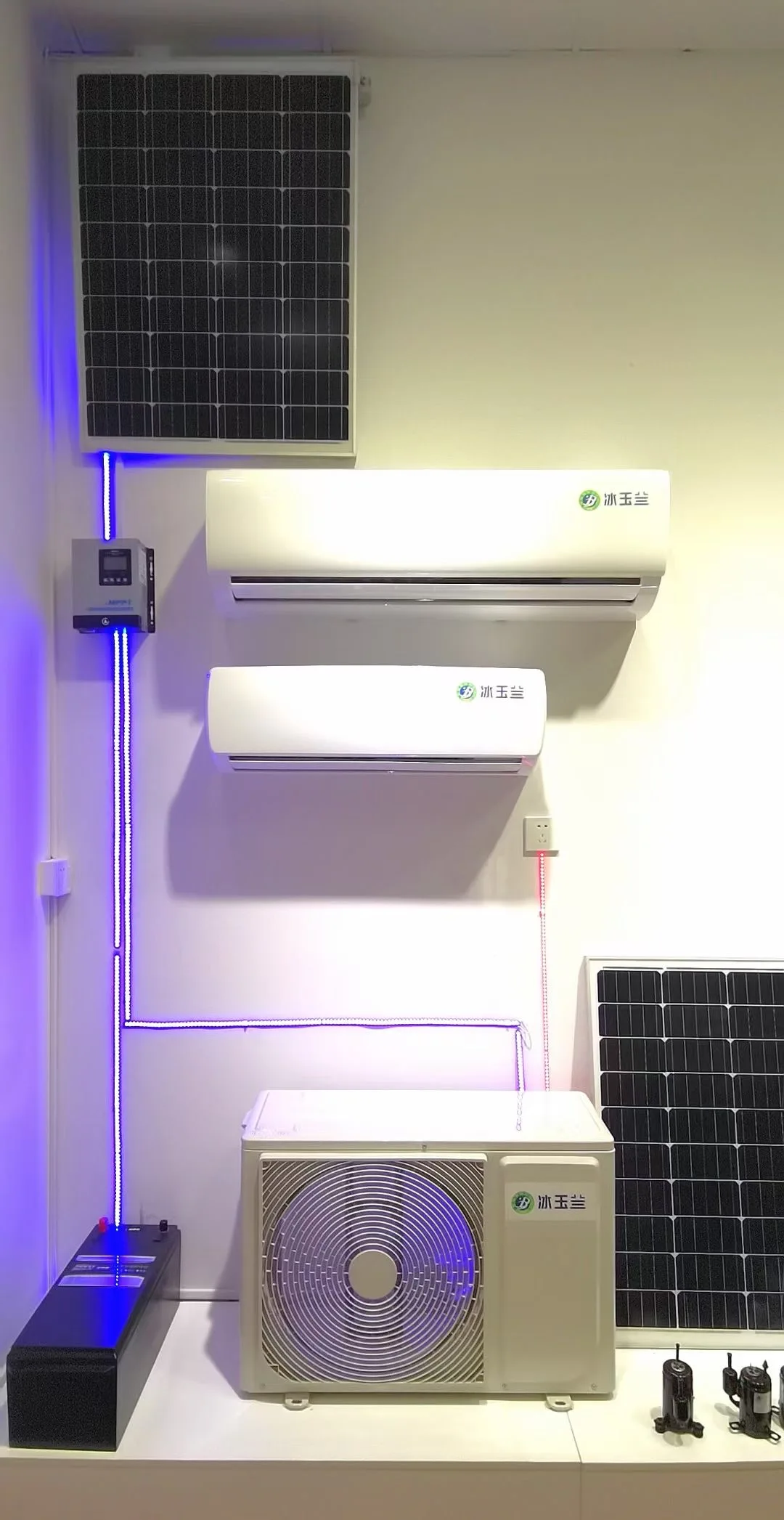 MPPT 80A 12v/24v/48v/96v Solar System  MPPT Solar Charge Controller Inverters with WIFI ONE INVERTER