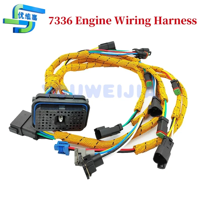 

195-7336 1957336 electronic wiring of the fuel injection engine for the Caterpillar excavator part 325C 3126B C-7 C7 C9 C-9