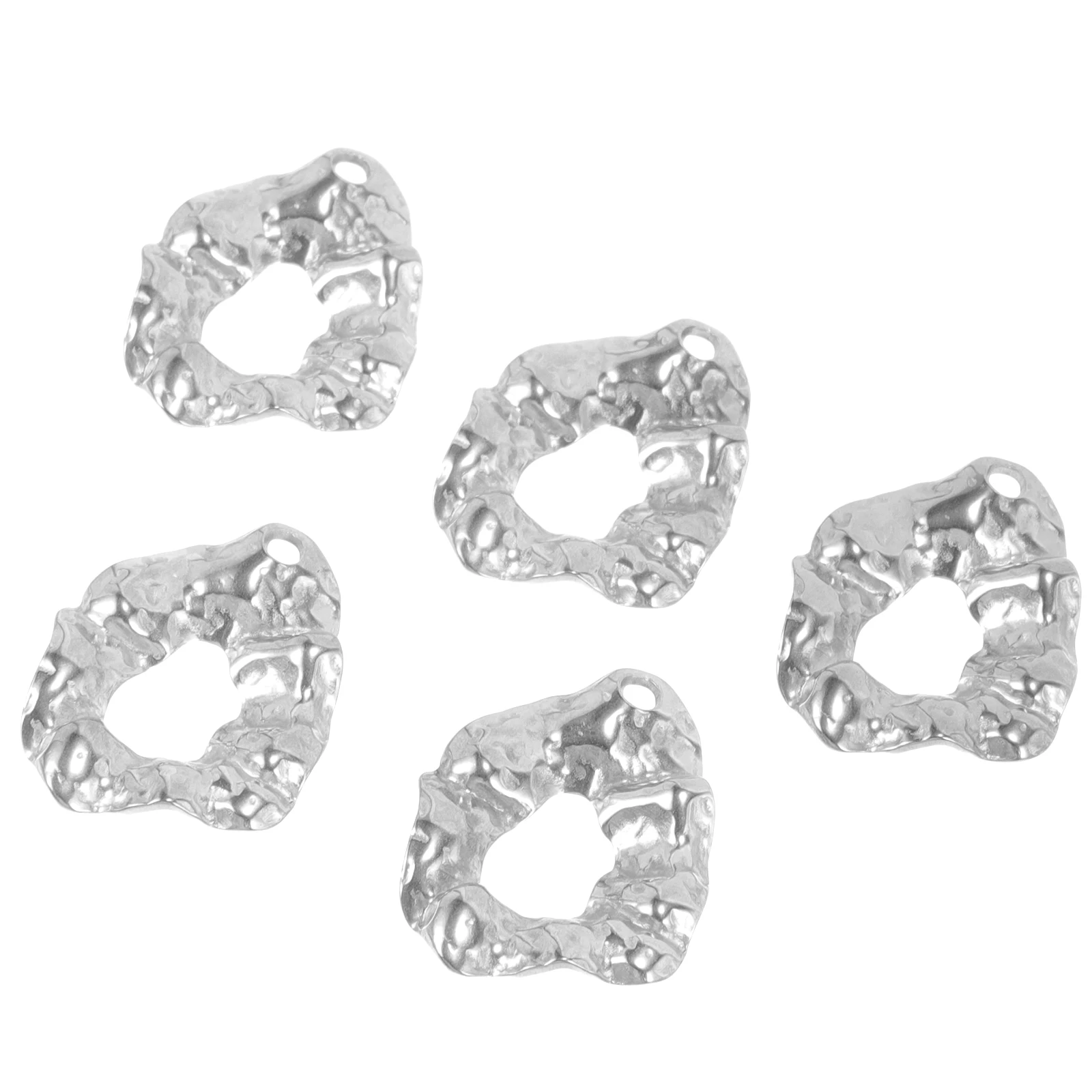 

5 Pcs Stainless Steel Earring Pendant Hanging Charms Creative Jewelry Jewellery